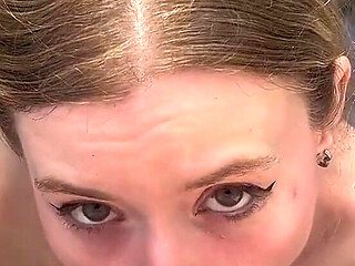 Intense Outdoor Sex on the Rocks - Messy Hair, Wind and Squirt