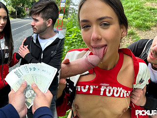 PICKUP CLUB - Naughty Vixi Rafi chooses long dick