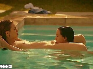 Best Friends Riley And Megan Fuck Neighbour In A Daring