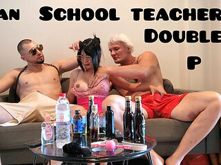 Asian Thai College Teacher Squirt From Double Penetration