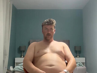 Horny Daddy Wanks and Fingers Arse