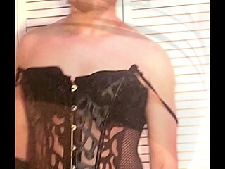 Sissy slut Kandi Kane sexy corset swinging cock Trance Music Video