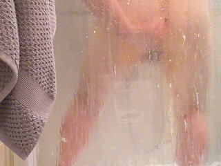 Amateur balls and ass shaving