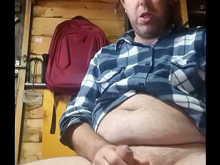 Masturbation with cumshot
