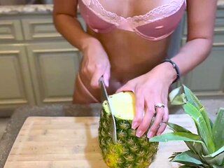 Cute curly brunette solo webcam masturbation