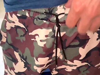 I Put Shorts Down and Masturbate