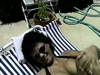 Watch Her Perfect French Tits Bounce While Swimming in the Pool