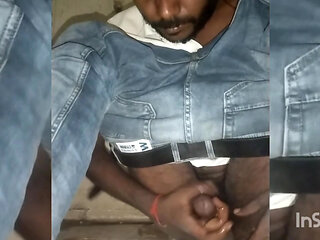 A young boy inside the bathroom paid the master and when