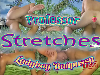 Professor Stretches Ladyboy ButtPussy 2