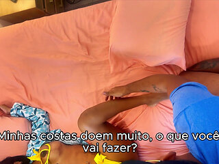 Stepmom Shared Bed with Stepson and Have Sex While Stepdad Is Working!