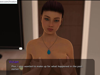 Summer with Mia - She have amazing breast - got a handjob blowjob outside