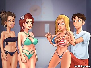 Summertime Saga My Girlfriend Wants a Relaxing Massage as I Give Her the Pleasure of It