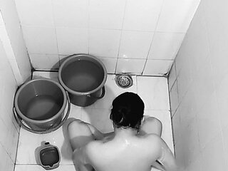 Desi Bhabhi Was Taking a Bath in the Bathroom