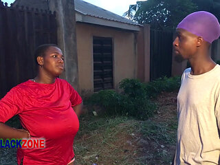Running for evening exercise and I met this big tits and pussy lady