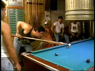 Muscular Horny Studs Want to Get a Bit Wild and Fuck on the Pool Table