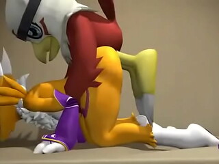yiff renamon dogy stile I