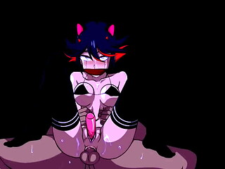 Ryuko Matoi cogida en diferentes escenarios