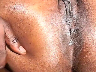 Big Black Pussy Fucked After Massage