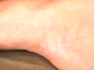 Size 9 Feet Footjob Makes Cock Shot Big Load! FuckedFeet