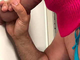 dildo blowjob sissy sucks it good!