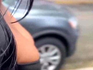 Latina woman performs oral after date (Mariana Martix)