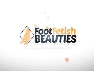 Foot goddess commands slave to worship her perfect feet