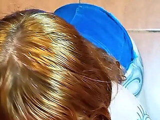 Beautiful Hottie Giving a Wet Blowjob with Cum in Mouth