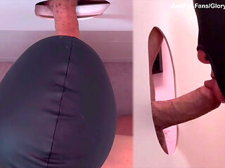 College Boy at the Gloryhole - and I Swallowed Every Drop