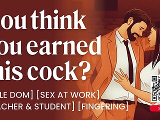 ASMR Audio Porn: Male Dom Teacher Fucks His Submissive Student  &ndash_ Sex At Work &ndash_ Erotic Audio Roleplay