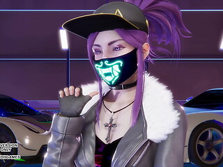 [MMD] EXID - Pink Hot Ahri Seraphine Akali Hot Kpop Dance League of Legends KDA Hentai