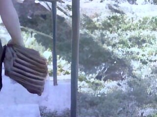 Tina: the Young Spanish Amateur Tina, Naked Outdoors
