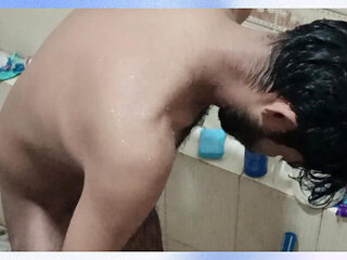 Stepdad accidentally mistakes his stepson for his wife leaving his ass open and full of a bunch of creampie