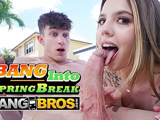 Small tits smut with unattainable Parker Ambrose and Lucky Anne from Bang Bros Network