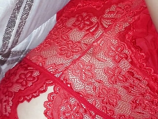 Red bodysuit