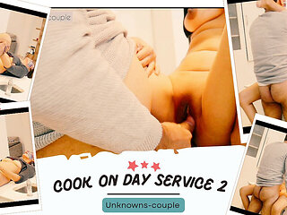 Lonely Housewife Calls Househelp to Cook and Fuck in Kitchen 2