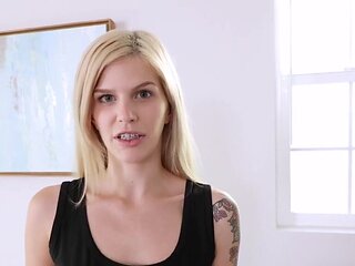 My horny stepdad won't let me slip off his thick cock