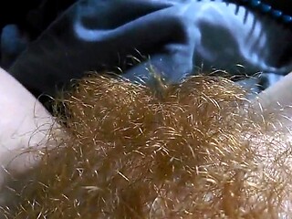 Hairy Amateur Redhead Pussy Masturbation