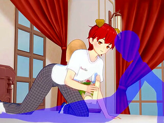 Yaoi Femboy - Shiro Femboy Handjob and Blowjob