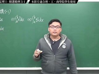 Chinese Professor Zhang Xu teaches the basics of integral calculus.