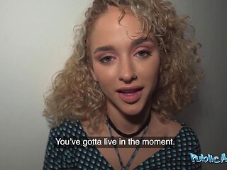 Public Agent GF screams and creams in POV and doggystyle