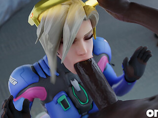 Mercys Romantic Dinner Gone Wrong - BBC Ruins Her Ass - 3D Overwatchanimation