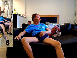 Latest Live Sex Show, Gigi and Dave, Shemale and Man Couple, POV, Behind the Scene, Webcam Sex, 02.09.2025