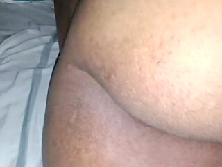 Stepdaughter Moans Because a Cock Is Inside Her Ass While She Is Resting in Her Room.