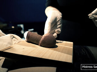 First Time Ball Nailing and Needles Through Gland