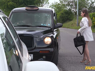This MATURE TEACHER showed me her AMAZING BIG TITS - Fake Taxi