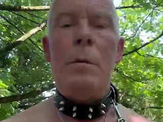 Wank wearing strapon