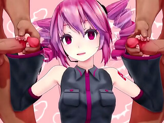 Kasane Teto Cowgirl Sex - Fukkireta MMD by Osuimono