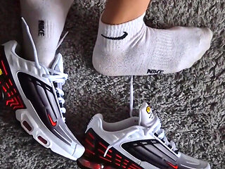 Fucked Hard After Playing with Nike Tn