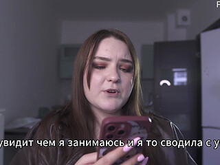 Porn Story - She Was Naked Playing with the Seller While the Customers Were Walking by (russian, Light Femdom, Naked in Public)