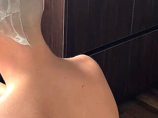 I'm Completely Bald! I Shave My Head with Clippers and a Razor, Washing It and Touching Close up